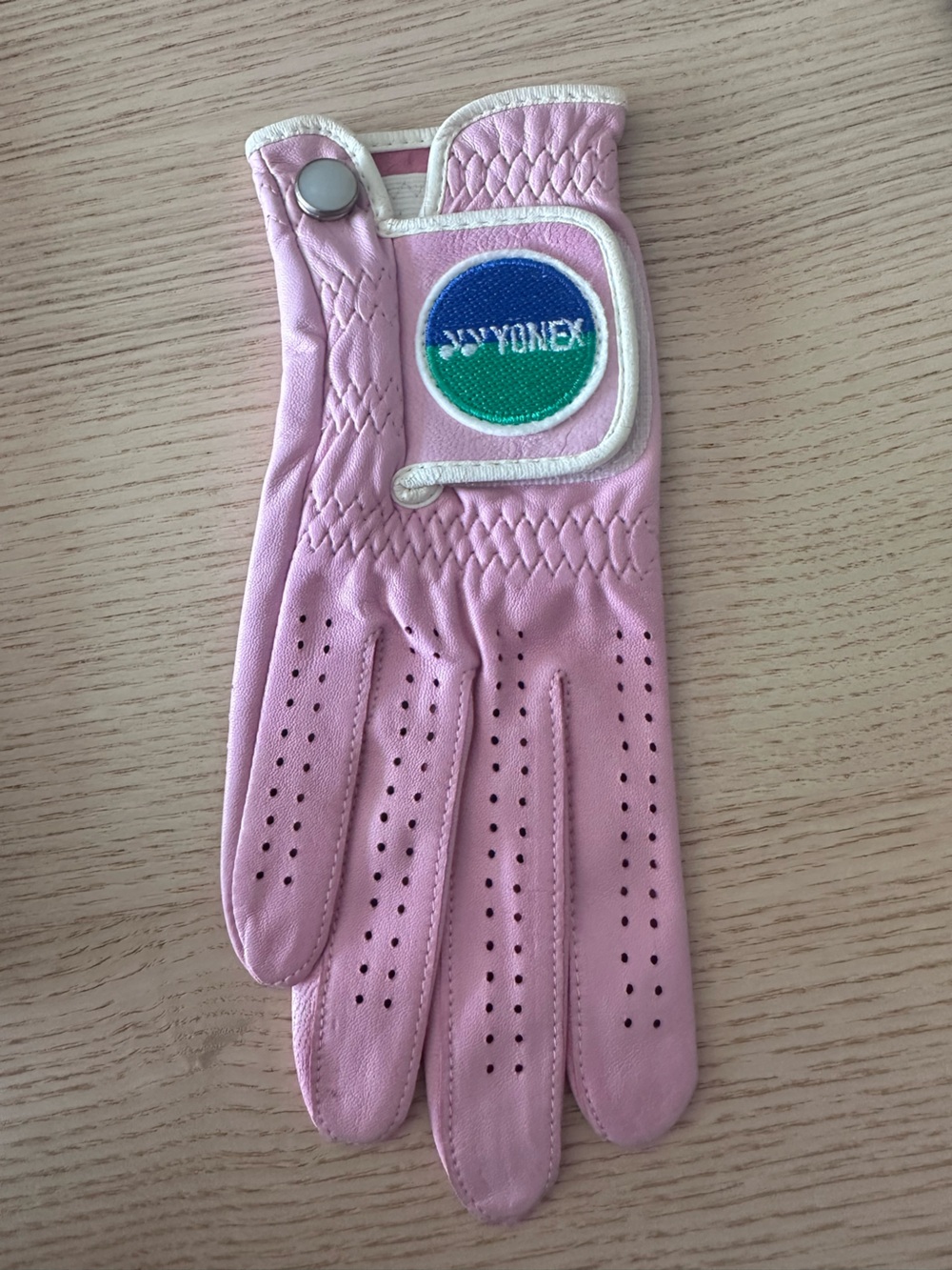 NWT Yonex Women's Pink Vintage Classic Soft Golf Glove LEFT hand | Sz S